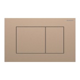 Geberit Sigma40 Square Red Gold Dual Flush Plate